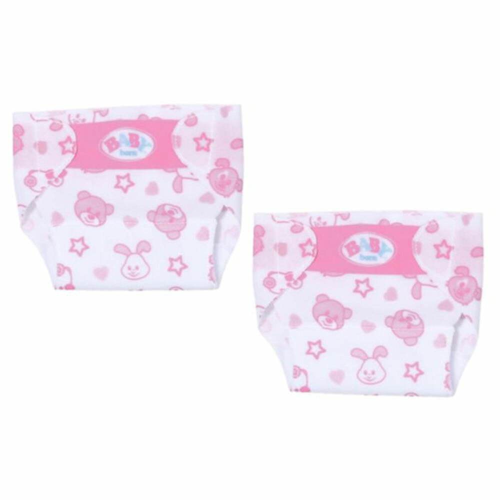 Zapf Creation BABY born Little Windeln, 2er Set, Puppenzubehör, Puppen Zubehör, Windel, 828908