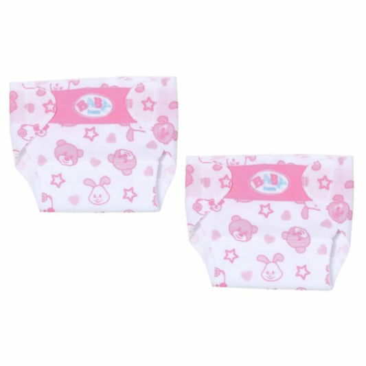 Zapf Creation BABY born Little Windeln, 2er Set, Puppenzubehör, Puppen Zubehör, Windel, 828908