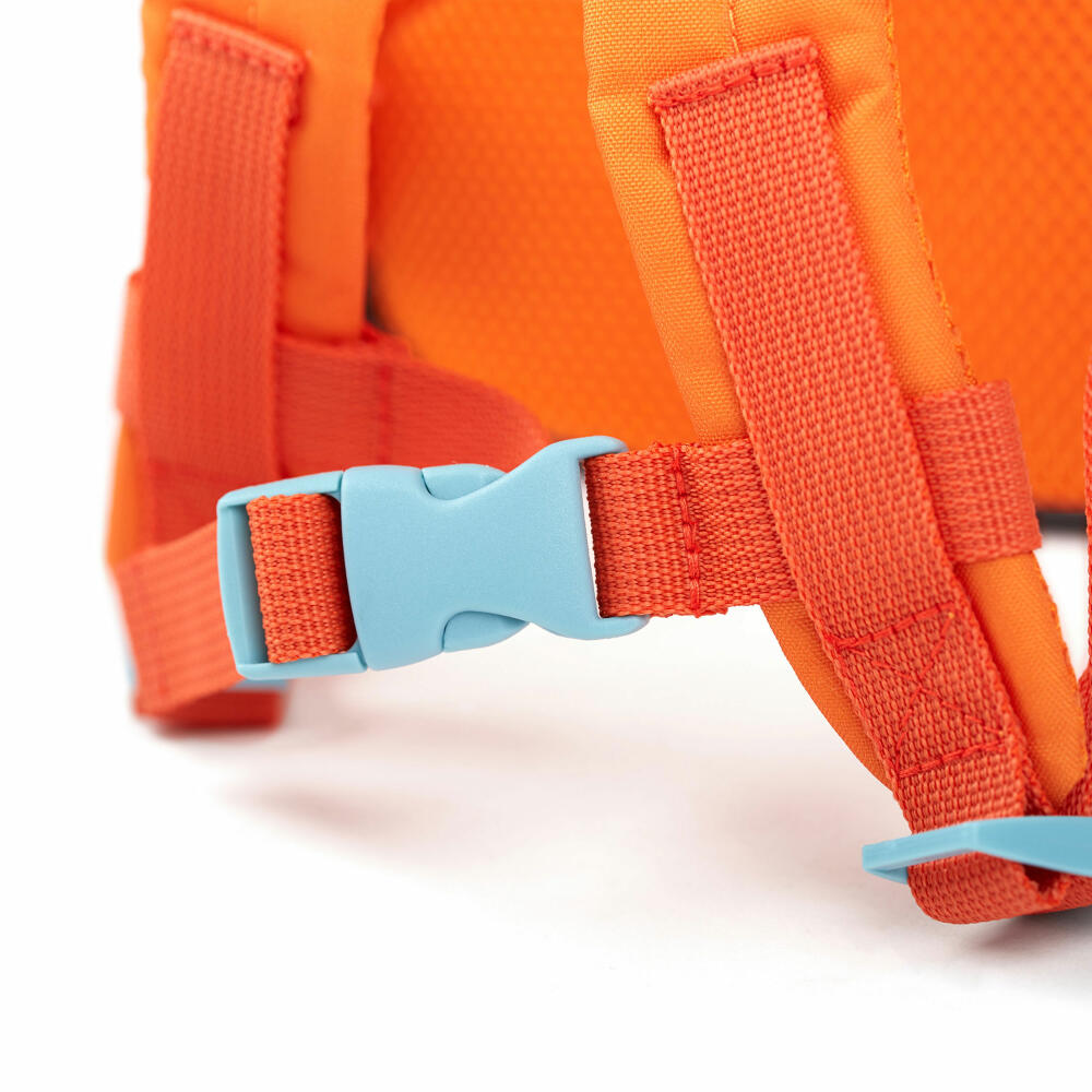 sigikid Mini Rucksack Fuchs, Kinderrucksack, Kindergartentasche, Kinder Tasche, Kindergarten, Polyester, Blau / Orange, 3.6 L, 25053