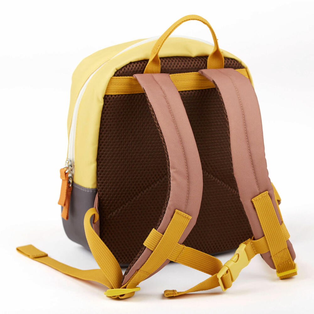 sigikid Mini Rucksack Löwe, Kinderrucksack, Kindergartentasche, Kinder Tasche, Kindergarten, Polyester, Gelb, 3.6 L, 25116