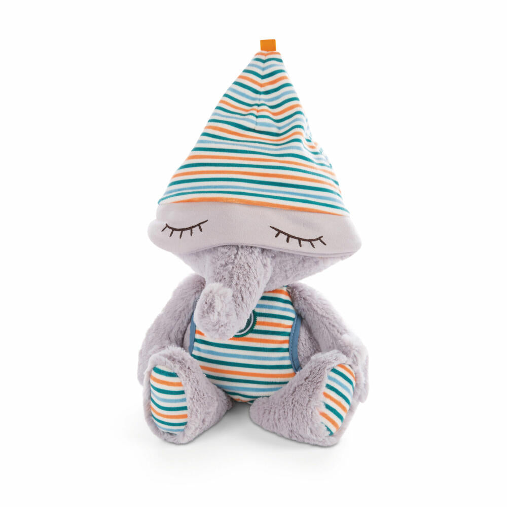 NICI Schlafmützen Elefant Polino, Kuscheltier, Stofftier, Plüschtier, Plüsch, Polyester, 38 cm, 47191