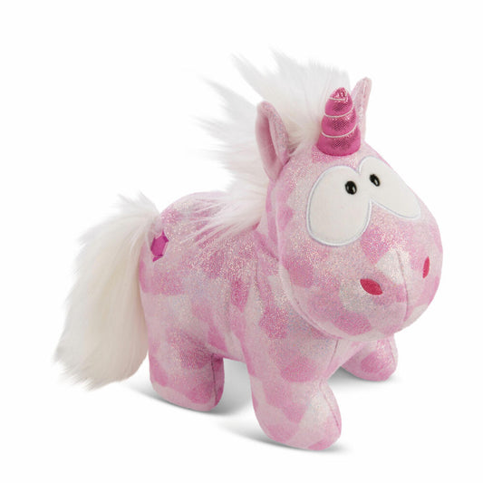 NICI Theodor and Friends Unicorn Pink Diamond, Standing, Cuddly Toy, Plush Toy, Stuffed Toy, Plush, 32 cm, 47634