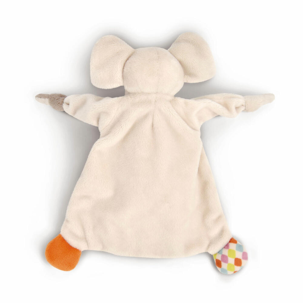 NICI My First NICI Elefant Dundi Wunschkind Schmusetier und Schmusetuch, 2-tlg., Kuscheltier, Stofftier, Babytuch, 47769