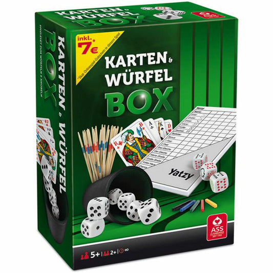 ASS Altenburger ASS dice and card box. Game collection