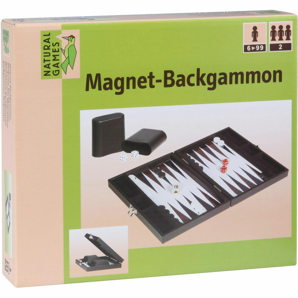 Natural Games Magnetic Backgammon 22.5x33.5 cm
