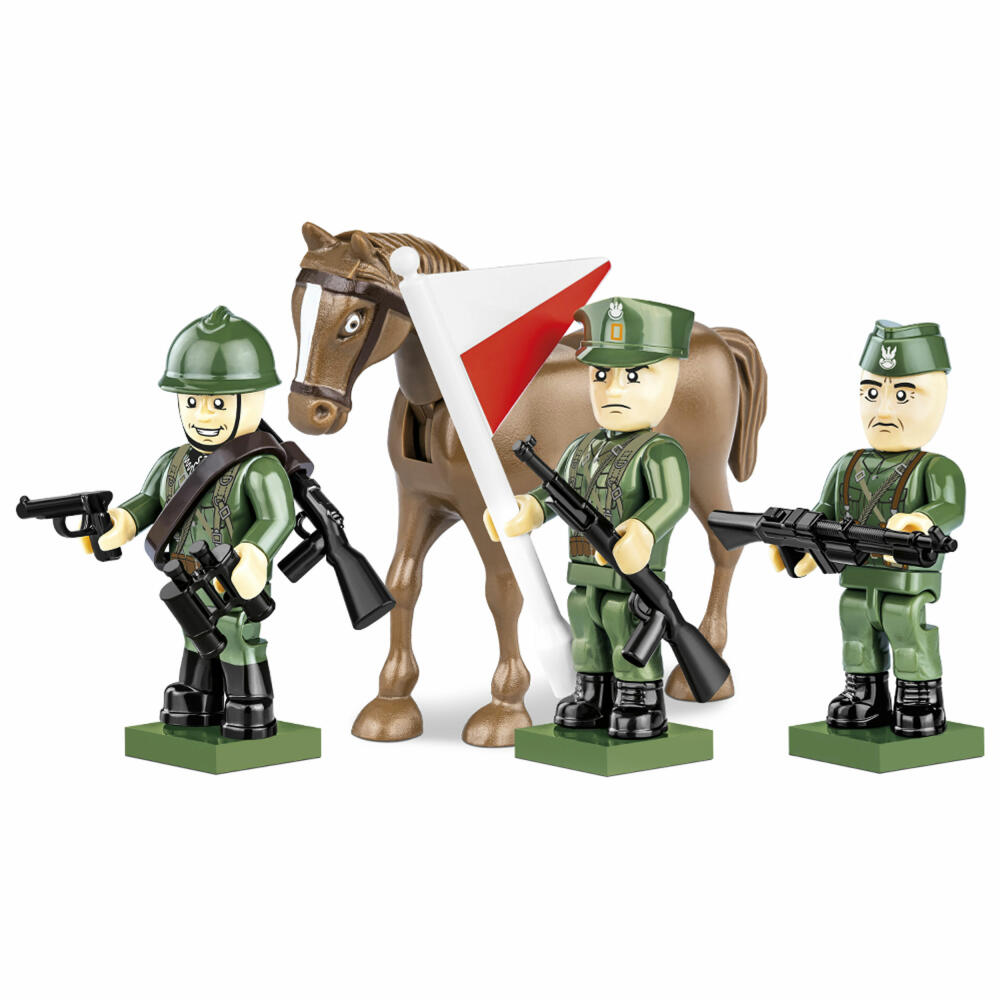 COBI Klemmbausteinset Polish Army, World War 2 Historical Collection, Soldaten, Spielfiguren, Klemmbausteine, Kunststoff, 30 Teile, 2049