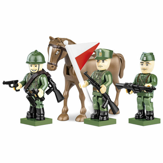 COBI Klemmbausteinset Polish Army, World War 2 Historical Collection, Soldaten, Spielfiguren, Klemmbausteine, Kunststoff, 30 Teile, 2049