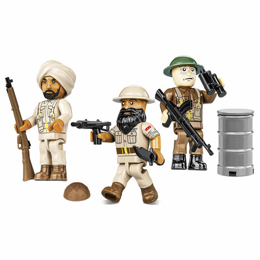 COBI Klemmbausteinset British Special Air Service, World War 2 Historical Collection, Soldaten, Spielfiguren, Klemmbausteine, Kunststoff, 30 Teile, 2036