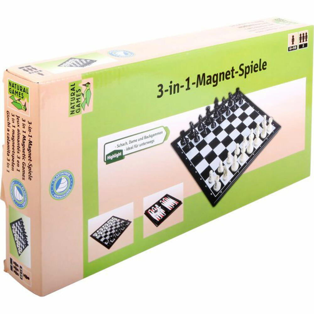 Natural Games 3-in-1 magnetic game