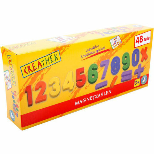Creathek Magnet Numbers and Signs 48-piece