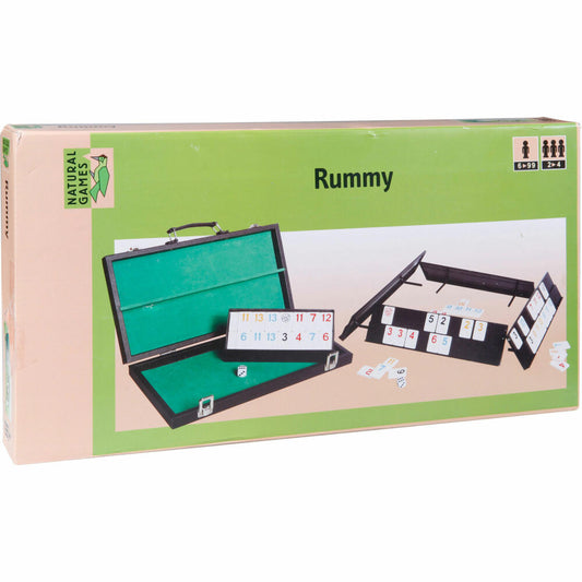 Natural Games Rummy in a suitcase, number game, strategy game, board game, from 6 years, 61096078