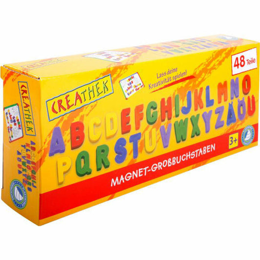 Creathek Magnet Capital Letters 48-piece