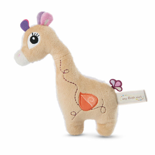 NICI My First NICI Cuddly Toy 2D Giraffe Sasuma, Cuddly Toy, Plush Toy, Stuffed Toy, Plush / Polyester, 20 cm, 48031