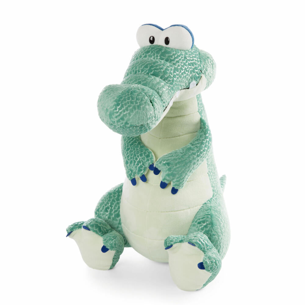NICI Green Wild Friends Crocodile Croco McDile Sitting, Cuddly Toy, Plush Toy, Stuffed Toy, Plush / Polyester, 37 cm, 47967