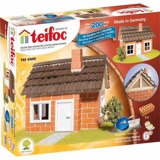 Teifoc Fachwerkhaus, Steinbaukasten, Baukasten, Bausatz, ab 6 Jahre, TEI4300