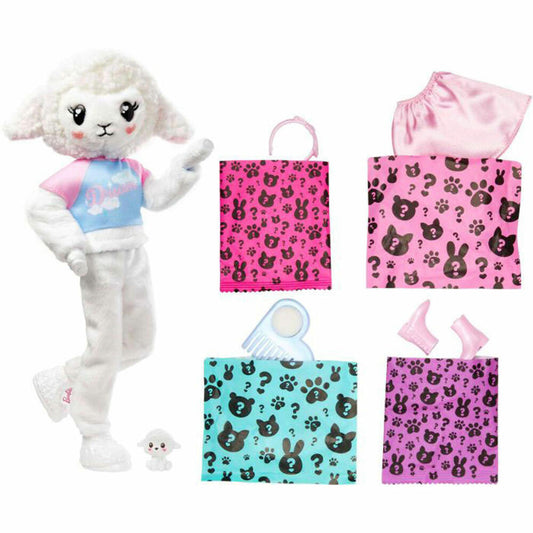 Mattel Barbie Cutie Cozy Cute Reveal Serie Puppe - Lämmchen