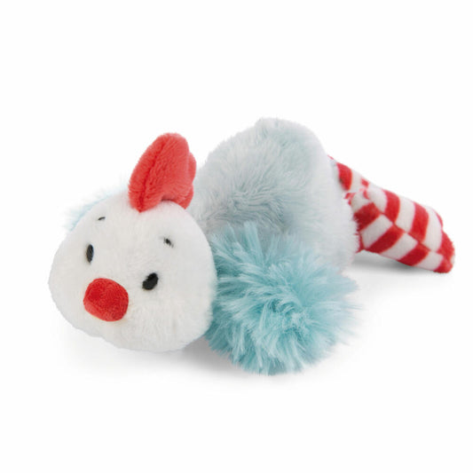 NICI Green Farm Friends Hen Chicklinde Lying, Cuddly Toy, Plush Toy, Stuffed Toy, Plush / Polyester, 12 cm, 47785