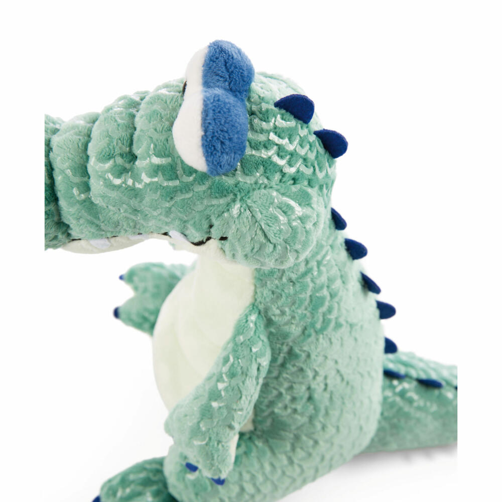 NICI Green Wild Friends Crocodile Croco McDile Sitting, Cuddly Toy, Plush Toy, Stuffed Toy, Plush / Polyester, 37 cm, 47967