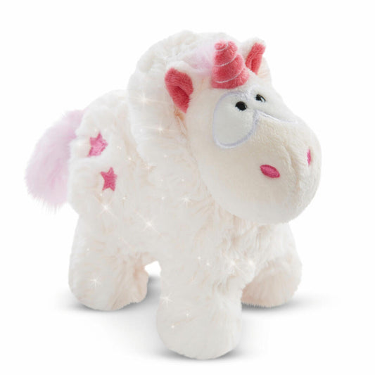 NICI Green Theodor &amp; Friends Unicorn Theodor with snowsuit, cuddly toy, plush toy, stuffed toy, 22 cm, 48163