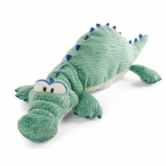 NICI Green Wild Friends Crocodile Croco McDile Lying, Cuddly Toy, Plush Toy, Stuffed Toy, Plush / Polyester, 68 cm, 47982