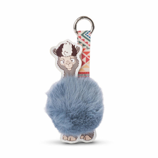 NICI Elli & Alpaka Taschenanhänger Alpaka Joe Paka, mit großem Pompon, Taschen Anhänger, Schlüsselanhänger, 46811