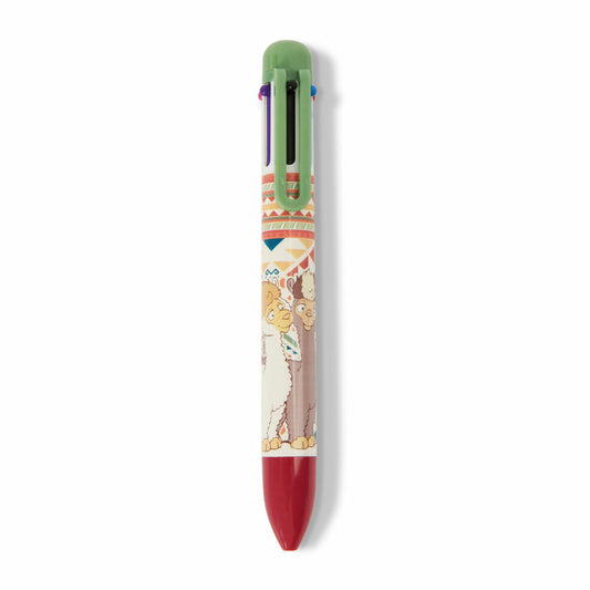 NICI Elli & Alpaka Mehrfarbkugelschreiber, Mehrfarbiger Kugelschreiber, Kugel Schreiber, Stift, 46808