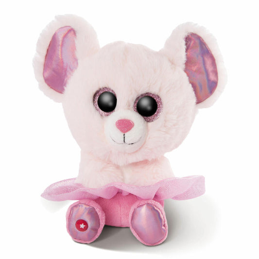 NICI Glubschis Schlenker Ballerina Maus Yammy, Kuscheltier, Plüschtier, Stofftier, Plüsch, 15 cm, 46865