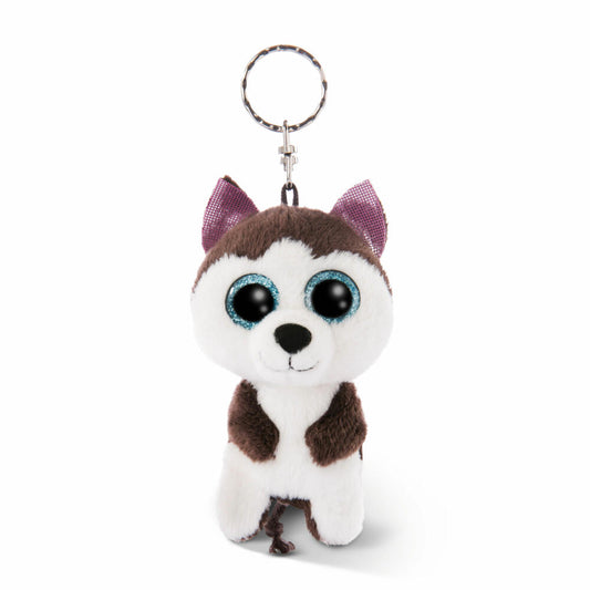 NICI Glubschis Schlüsselanhänger Husky Barkley, Schlenker, Schlüssel Anhänger, Plüsch, 9 cm, 46611