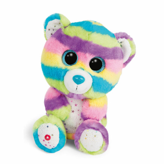 NICI Glubschis Schlenker Bear Captain Cool, Plush Toy, Cuddly Toy, Stuffed Toy, Plush / Polyester, 25 cm, 46321