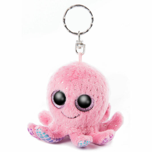 NICI Glubschi Summer Glubschis Oktopus Poli Schlüsselanhänger, Schlüssel Anhänger, Plüsch, 8 cm, 46963