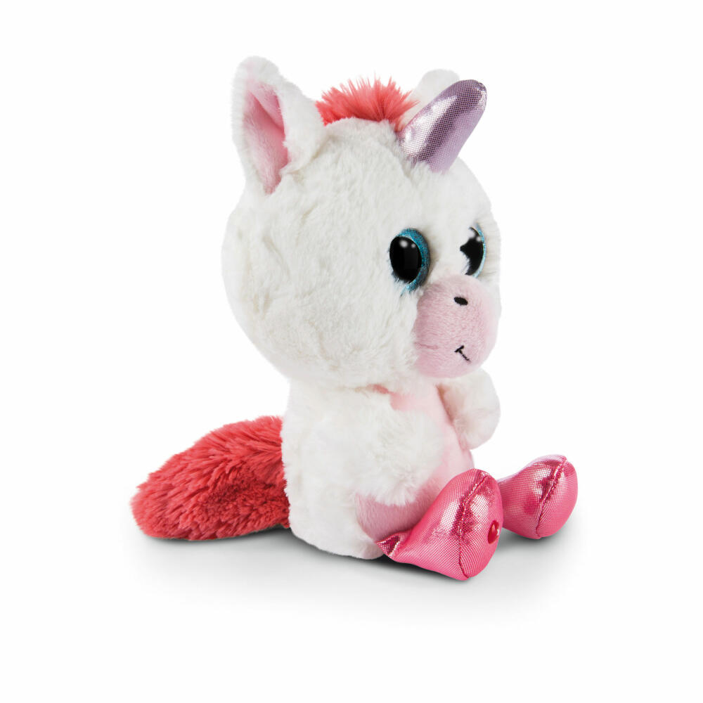 NICI Glubschis Plush Toy Unicorn Milky-Fee, Dangling, Plush, Polyester, White, 25 cm, 45571
