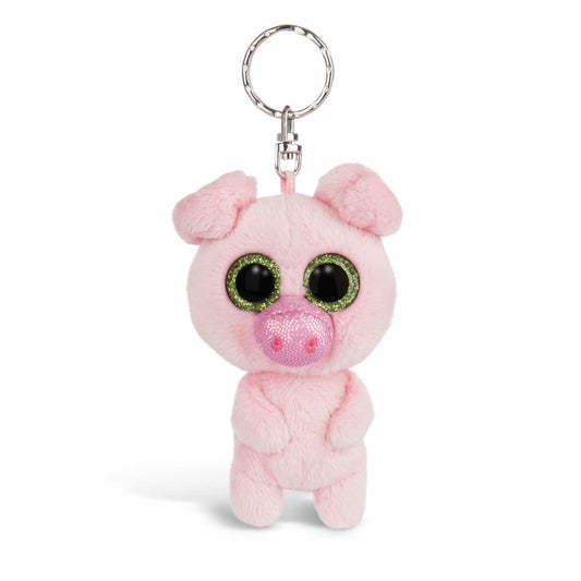 NICI Glubschis Schlüsselanhänger Schwein Zuzumi, Schlenker, Schlüssel Anhänger, Plüsch, 9 cm, 46315