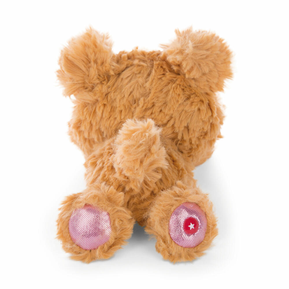NICI Glubschis Cute Edtion Hund Lollidog, Liegend, Plüschtier, Kuscheltier, Stofftier, Plüsch, Braun, 15 cm, 46923
