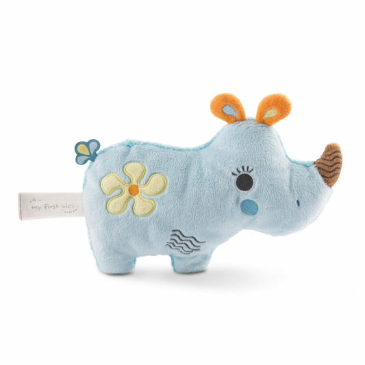 NICI My First Nici Wombi Tombi Cuddly Toy 2D Rhino Manuffi, Cuddly Toy, Stuffed Toy, 20 cm, 46573
