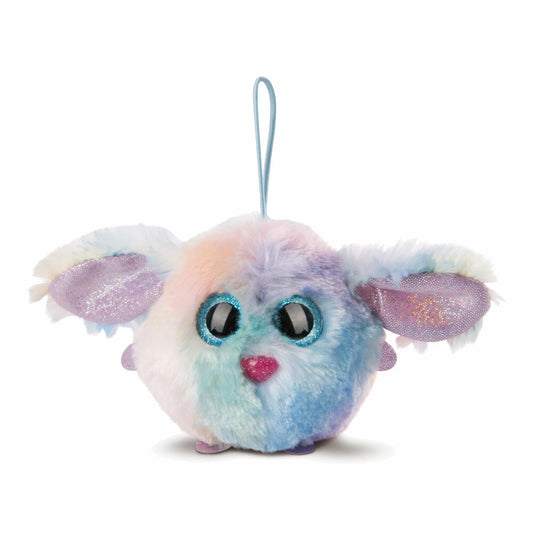 NICI NICIdoos BallBies Dog with Loop, Cuddly Toy, Plush Toy, Bag Charm, Pendant, Plush, 9 cm, 46872