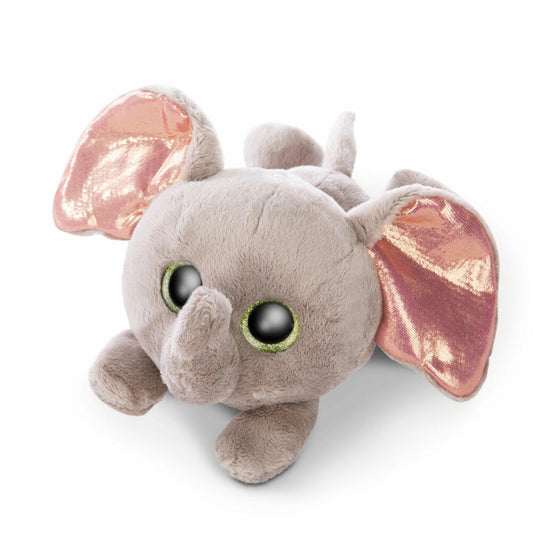 NICI Glubschis Cute Edtion Elephant Billi-Balu, Lying, Plush Toy, Cuddly Toy, Stuffed Toy, Plush, Gray, 25 cm, 46924