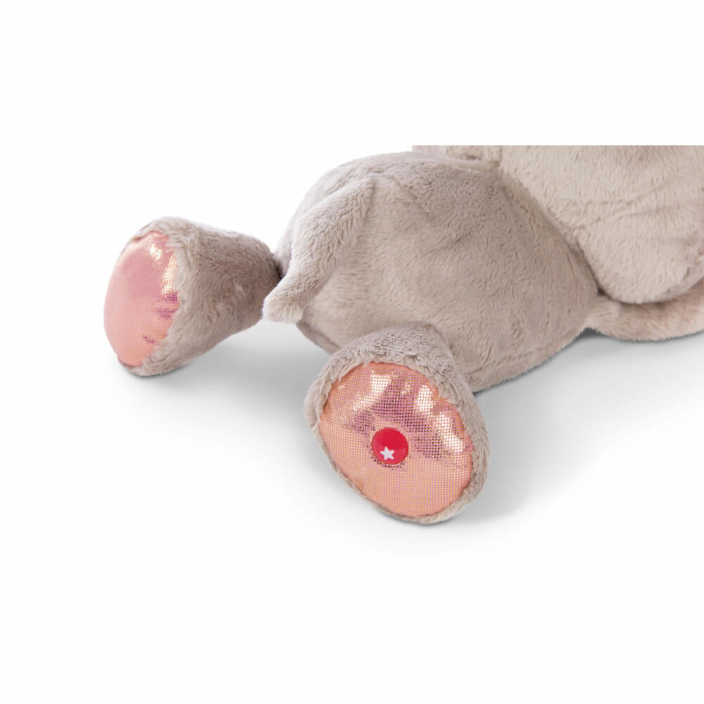 NICI Glubschis Cute Edtion Elephant Billi-Balu, Lying, Plush Toy, Cuddly Toy, Stuffed Toy, Plush, Gray, 25 cm, 46924