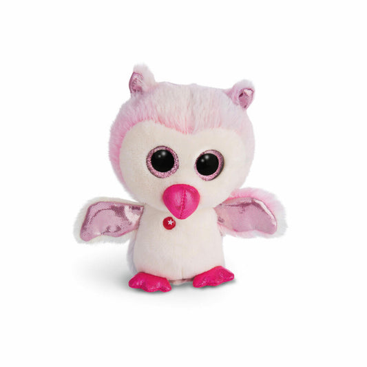 NICI Glubschis Schlenker Eule Princess Holly, Plush Toy, Cuddly Toy, Stuffed Toy, Plush / Polyester, 15 cm, 46318