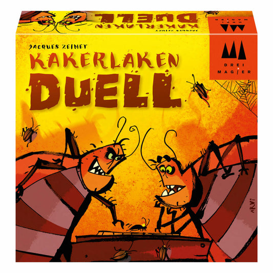 Schmidt Spiele Kakerlaken Duell, Duellspiel, Tippstein-Spiel, 2 Spieler, 40880