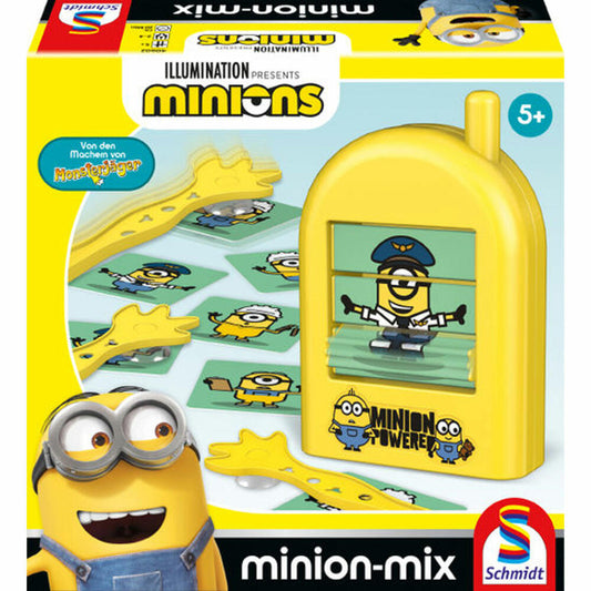 Schmidt Spiele Minion-Mix Kinderspiel, Minions, Gesellschaftsspiel, für 2-4 Spieler, 40602