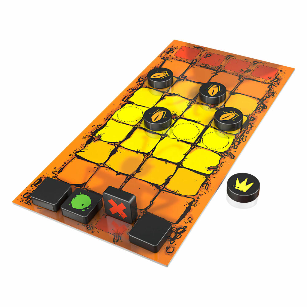 Schmidt Spiele Kakerlaken Duell, Duellspiel, Tippstein-Spiel, 2 Spieler, 40880