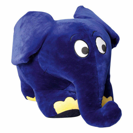 Schmidt Spiele Die Sendung mit dem Elefanten, Elefant, XXL, Dekorationsartikel, Plüsch, Deko, 55 cm, 42224