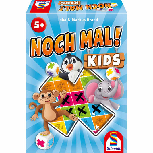 Schmidt Spiele Noch mal! Kids, children's games, children's game, dice game, family game, 40610