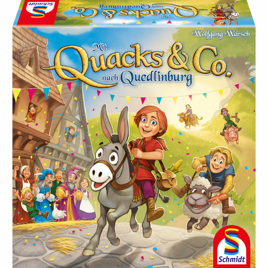 Schmidt Spiele With Quacks &amp; Co. to Quedlinburg, children's game, board game, family game, 40630
