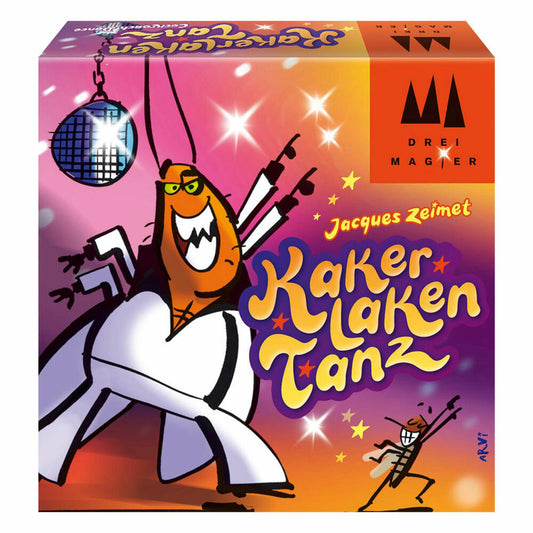 Schmidt Spiele Kakerlakentanz, Drei Magier Kartenspiel, Spielkarten, Karten, 2 bis 6 Spieler, 40869