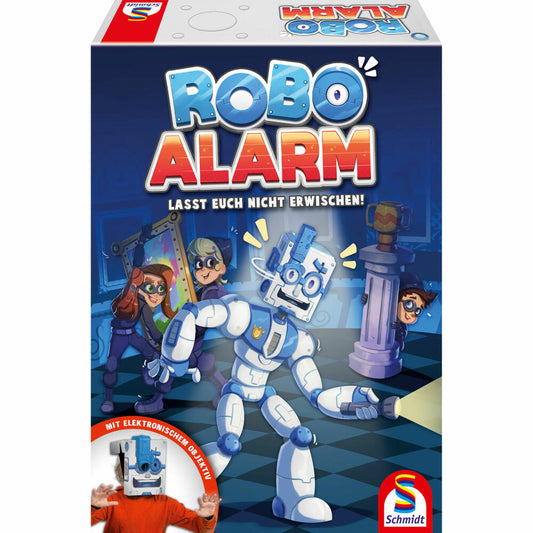 Schmidt Spiele Robo Alarm, children's game, children's game, hide and seek game, from 7 years, 40643