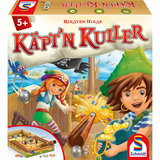 Schmidt Spiele Käptn Kuller, Kinderspiele, Kinderspiel, Kinder Spiel, Kegelspiel, 40611