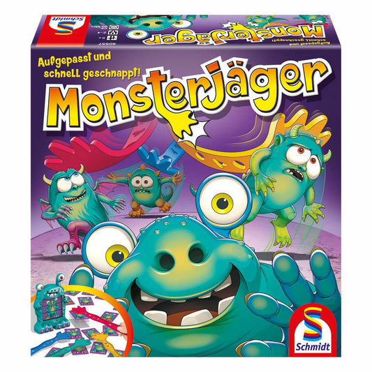 Schmidt Spiele Monster Hunter, Reaction Game, Board Game, 2-4 Players, Game, 40557