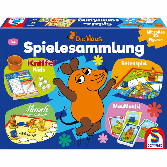 Schmidt Spiele Die Maus Spielesammlung, Kinderspiele, Spiele Sammlung, Kinder, 40598