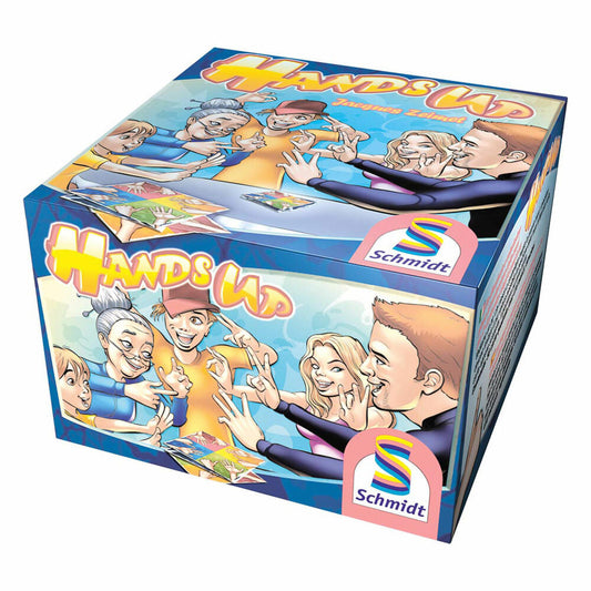 Schmidt Spiele Hands up Familienkartenspiel, Kartenspiel, Karten, 2 bis 8 Spieler, 1602